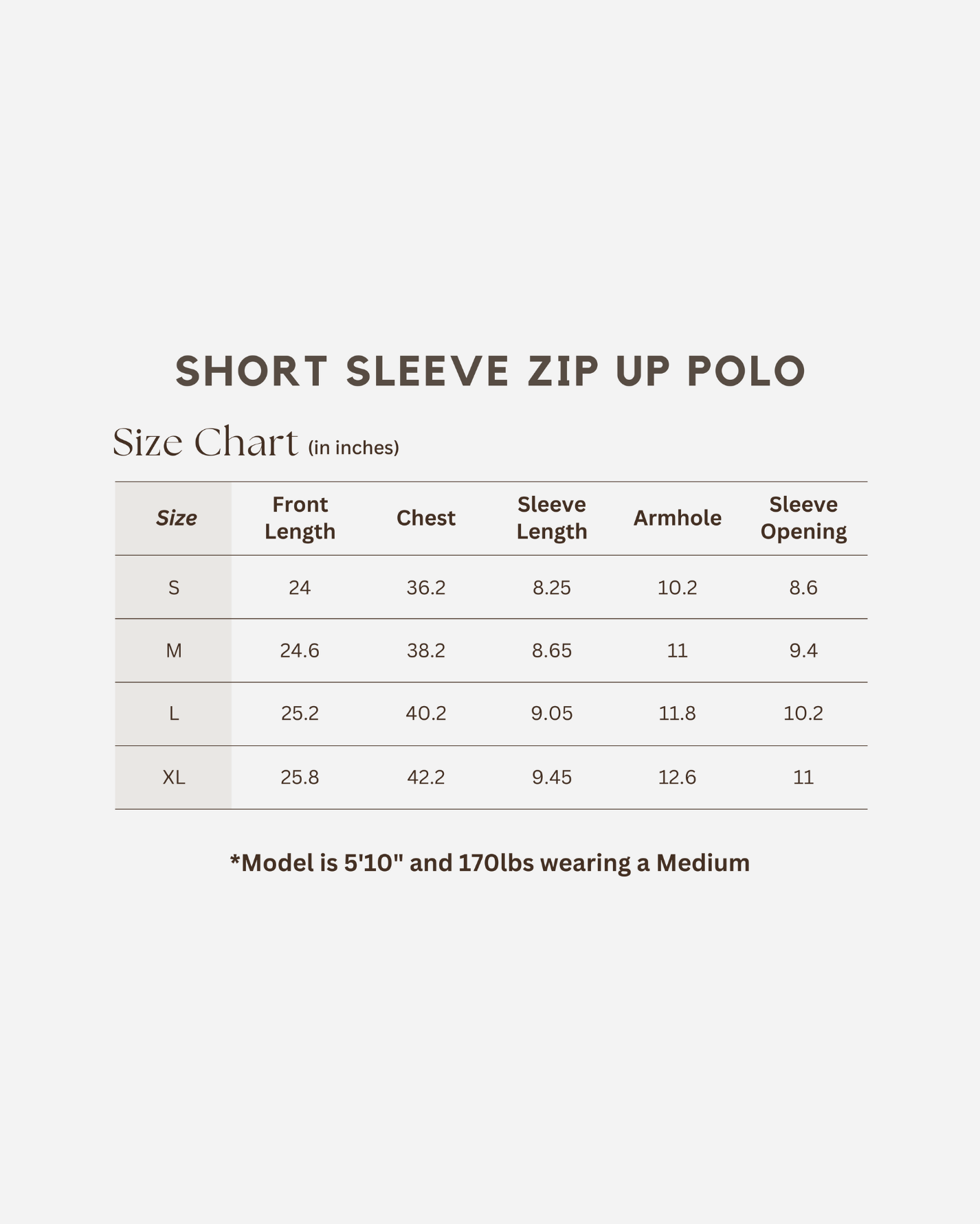 Short Sleeve Zip Up Polo - Off White