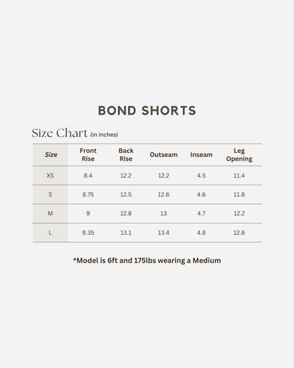 Bond Shorts - Pure Black