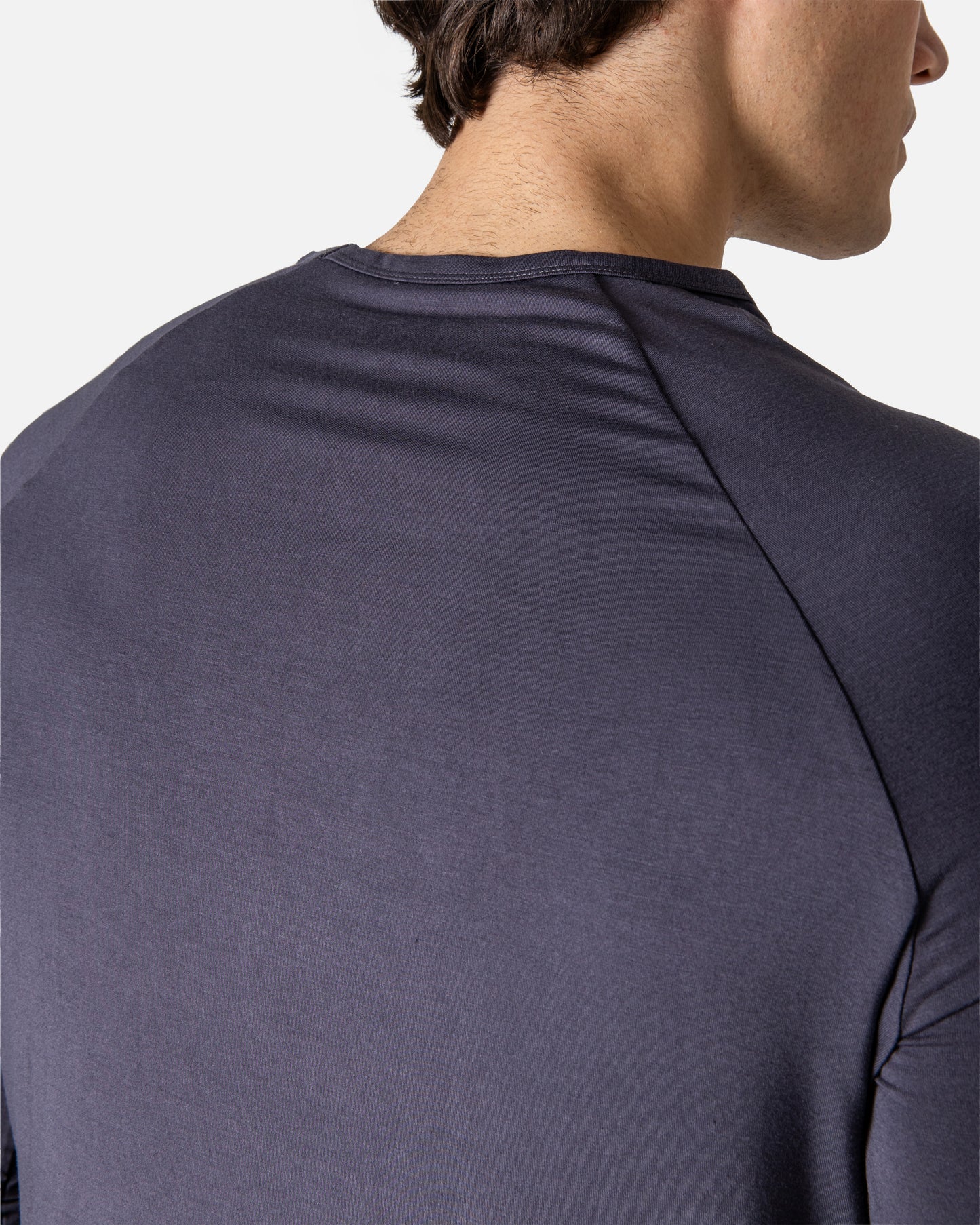 Bamboo Raglan L/S (Charcoal)