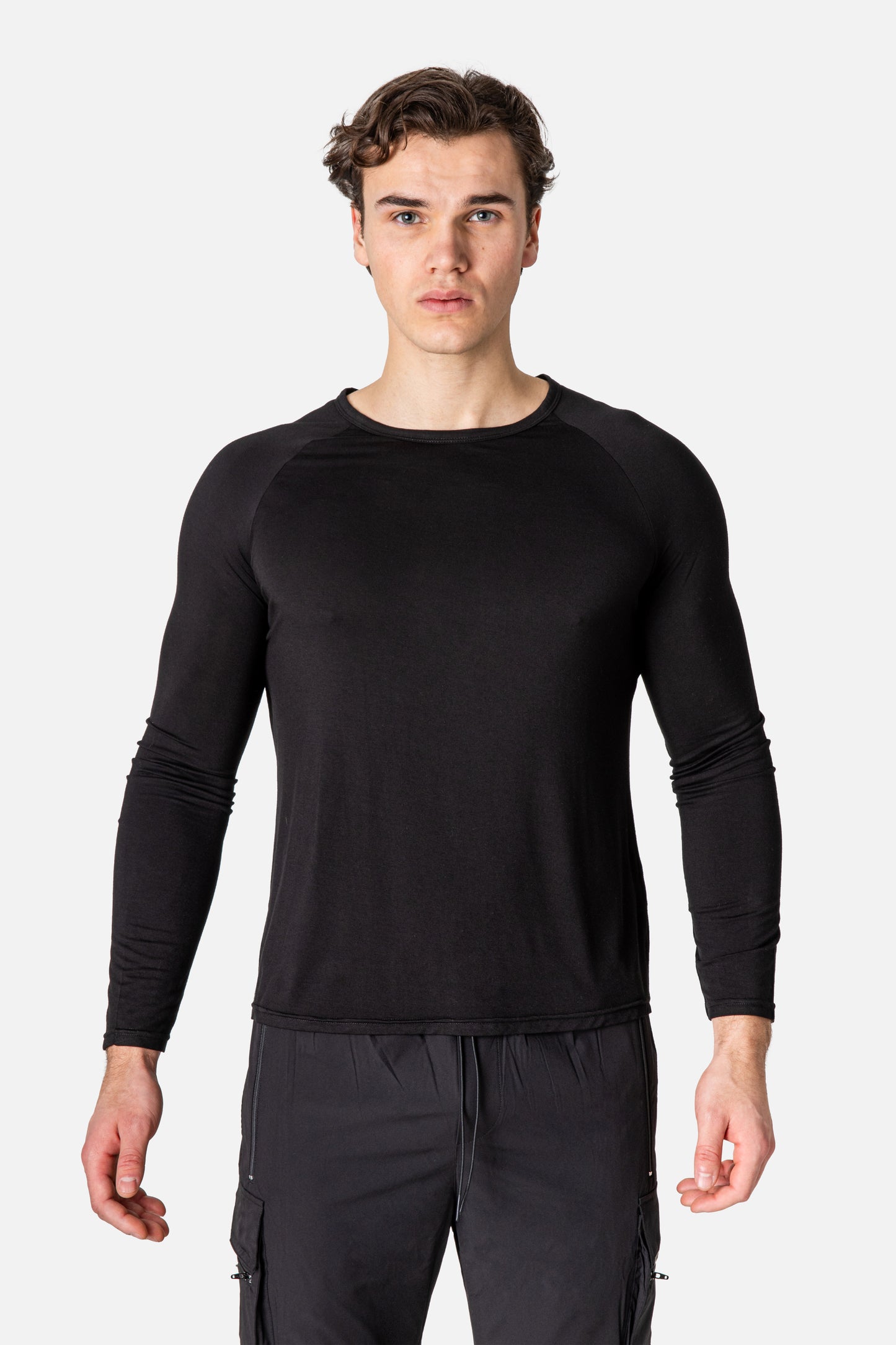 Bamboo Raglan L/S (Black)