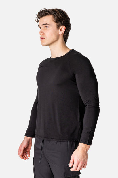 Bamboo Raglan L/S (Black)