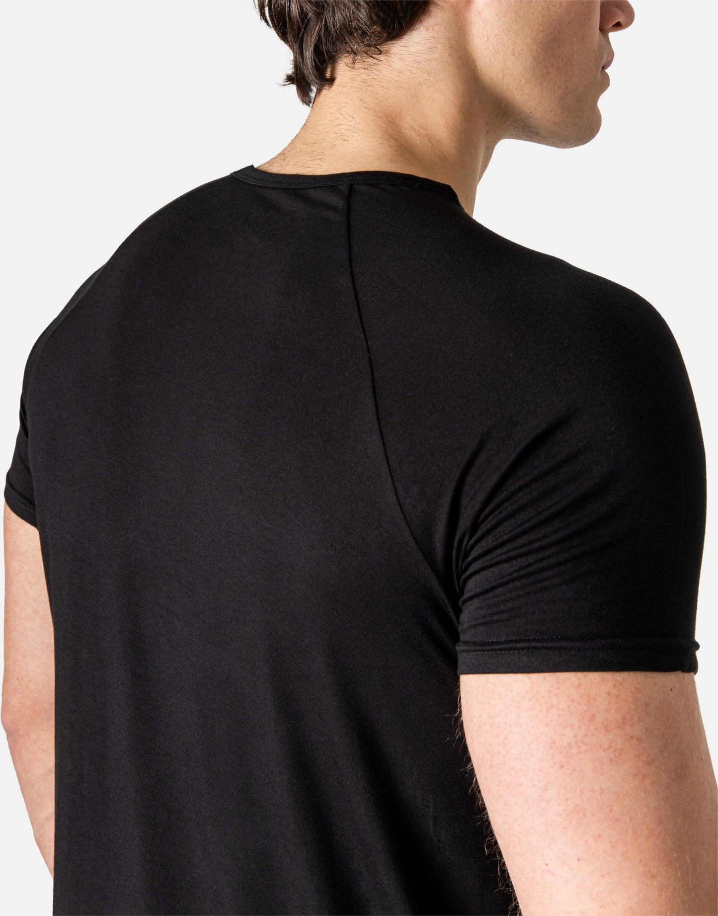 Bamboo Raglan Tee (Black)