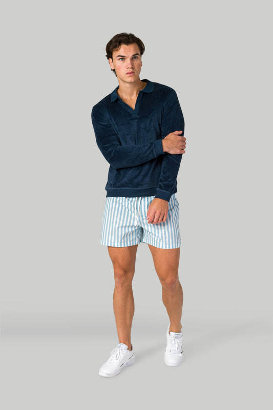 Surf Shorts - Blue/White Stripe