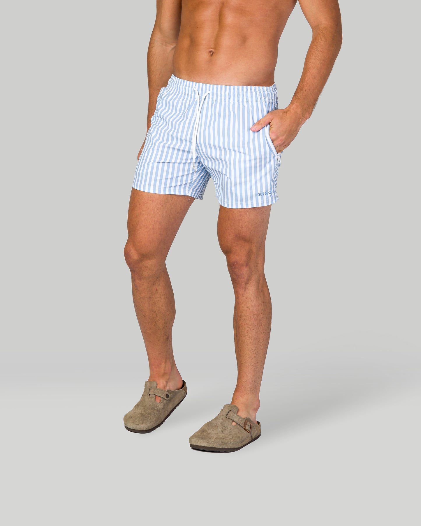 Bond Shorts - Blue/White Stripe