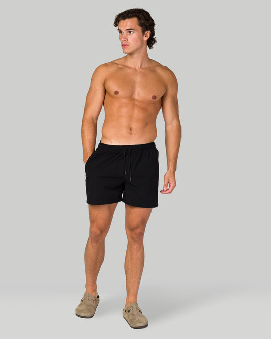 Surf Shorts - Pure Black