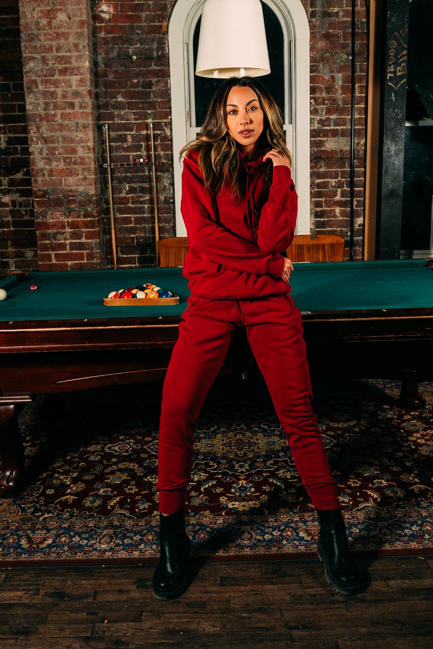 Kino Pullover Hoodie (Ox-Blood)